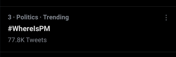 SamJabez_k's tweet photo. #WhereIsPM India's 3rd trending..... https://t.co/JPnFidEUm3