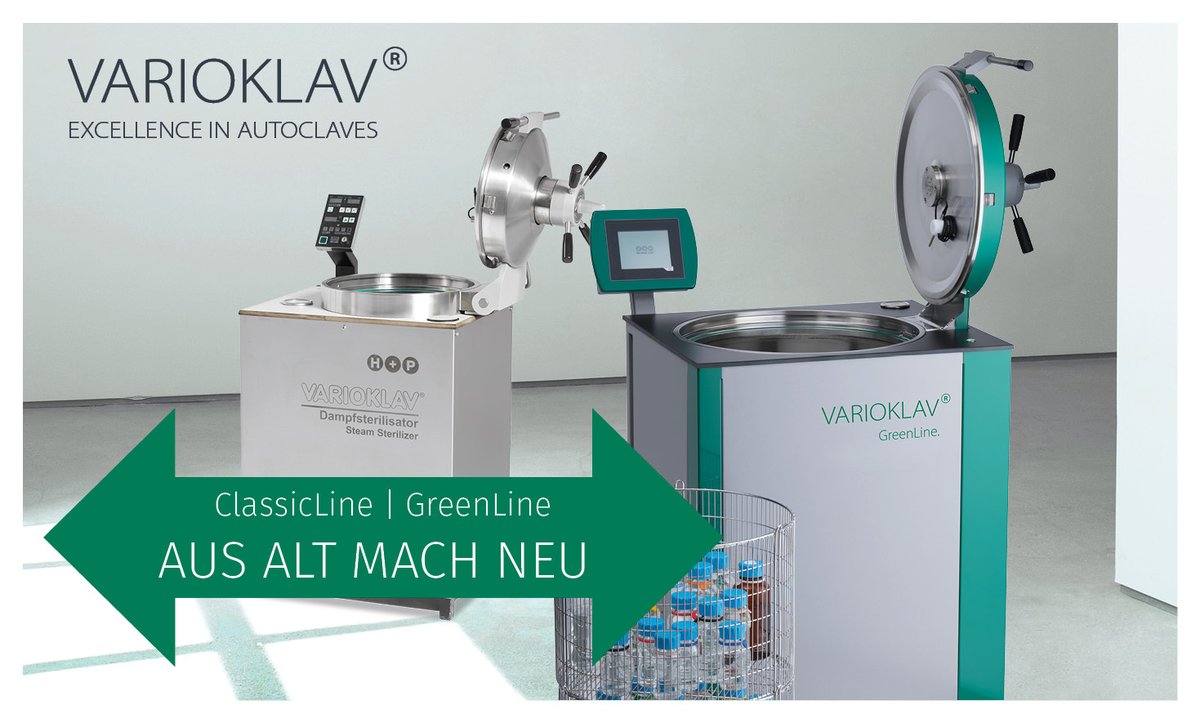 hplab8's tweet photo. Wir wollen Kundentreue belohnen! 👍

Beim Eintausch eines ClassicLine Gerätes gegen einen neuen GreenLine-Autoklaven erhalten Sie günstige Konditionen und die erste Wartung gratis.
Außerdem verlängern wir die Gewährleistung auf zwei Jahre.

#autoclave #laboratory #sterilization https://t.co/puC0Ck8ALs