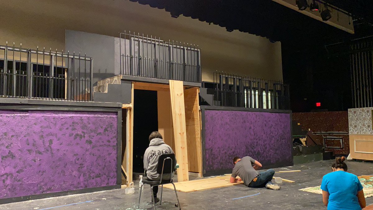 tacatallmadge's tweet photo. Our students have been hard at work on The Addams Family Musical set. Coming soon! https://t.co/HHmUDGSzAU