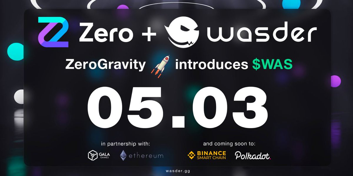 botb_game's tweet photo. BOOM!💥Here we gooo!🚀🚀🚀

#ZeroGravity is pleased to announce OUR FIRST #IDO with our partner @WasderGG , a Social gaming Platform!👾🔥👾🎮🕹

$ZERO 🤜🏽💥🤛🏽 $WAS

Click on the link below to get the details!
👉🏽https://t.co/4i7hJtvCIq

#OMNIDEX #0DEX #BSC $ETH $AVAX $BSC $DOT https://t.co/rtFNQS9MxV