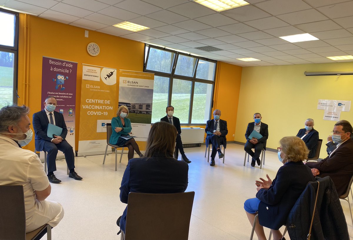 #Vaccination 

Présentation du dispositif mobile de vaccination mis en place par la clinique de #SaintOmer et l’@UNAdomicile #SaintOmer.

➡️ Objectif: accélérer la vaccination des personnes âgées vivant à domicile.