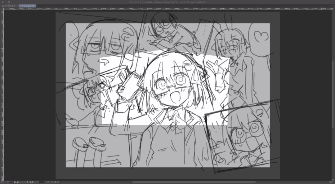 ちゃんとした絵描こうと思ったら「走馬灯みたいな絵」って言われちゃった
ライブの途中経過です #今日のライブ進捗 #デジタルエマプロジェクト https://t.co/xgiSDoA7jO