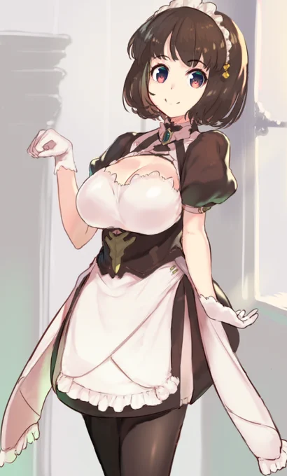 メイドさん塗りました 