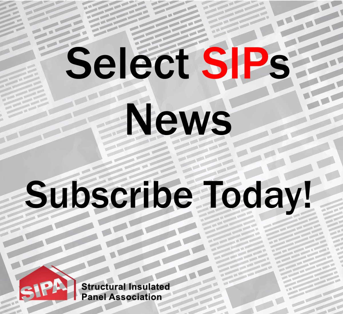 SIPAtweets's tweet image. Get the latest on #structuralinsulatedpanel brochures and materials from SIPA's newsletter. Not only does it include SIP-expert publications but also industry news and the latest case studies. #insulationmatters #switchtoSIPs #SIPsbuild

  multibriefs.com/optin.php?SIPA