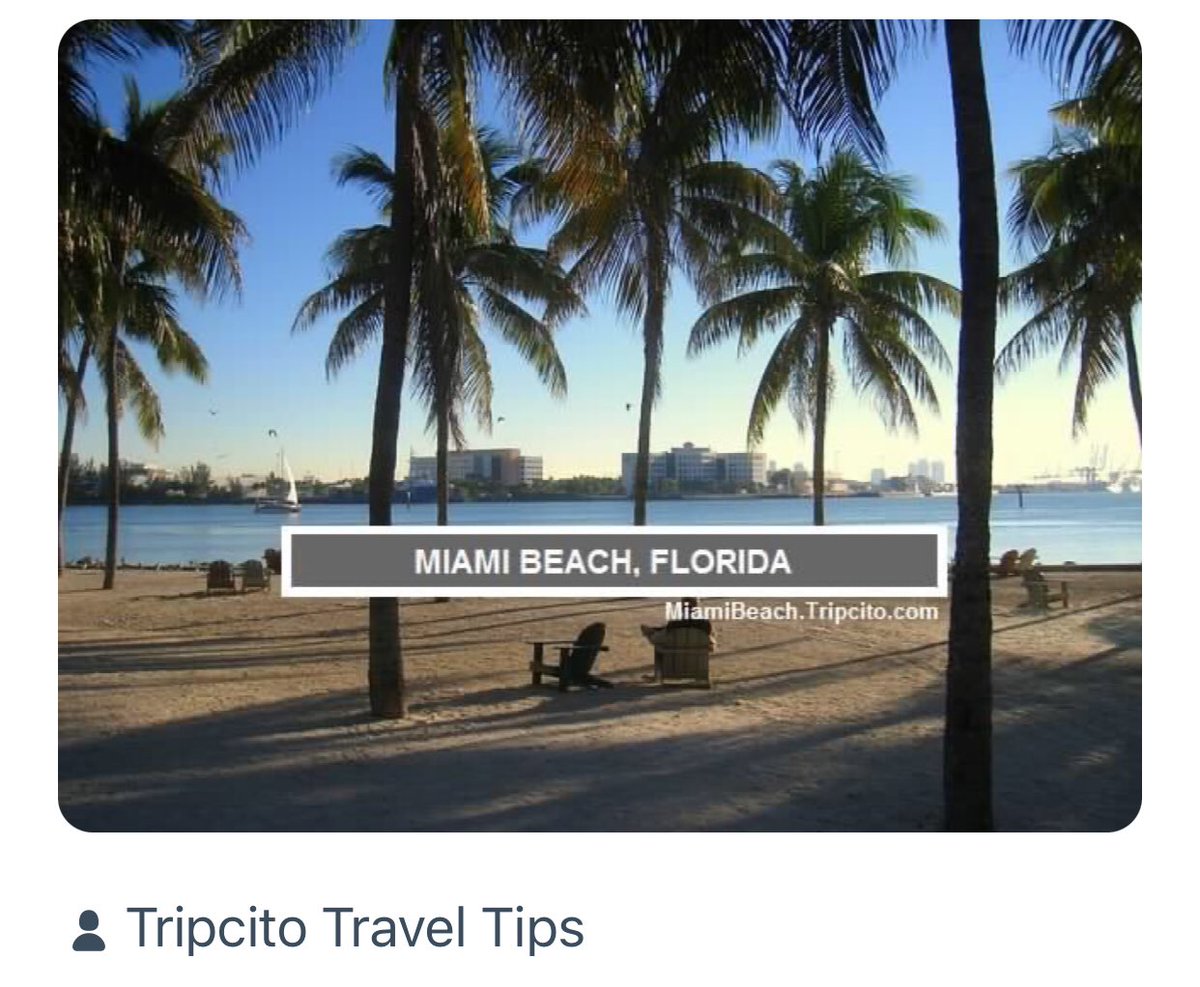 TripCito's tweet photo. Welcome to Miami Beach!
bienvenido a Miami Beach!

https://t.co/4oaEV31Oyh

#miamibeach
#miamibeachhotels
#southbeach
#miami
#miamiflorida 
#southbeachhotel
#oceandrive
#oceandrivehotel 
#miamibeachtourism 
#Visitmiamibeach
#miamibeachparties 

Read More:
https://t.co/r0u0t7XcZi https://t.co/z9hCMmCb5x