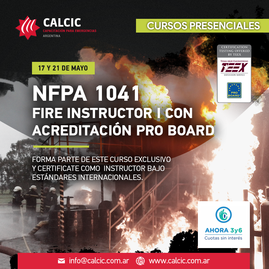CALCICsa's tweet photo. CURSOS PRESENCIALES MAYO 2021

No pierdas tu oportunidad, los cupos son limitados.
 
Miembros de Brigada - Nivel I
Miembros de Brigada - Nivel II
NFPA 1041 Fire Instructor I con acreditación Pro Board

Consultas e inscripciones: https://t.co/9IBVspJT4s

#calcic #incendio #fuego https://t.co/jPz1ntDvgo