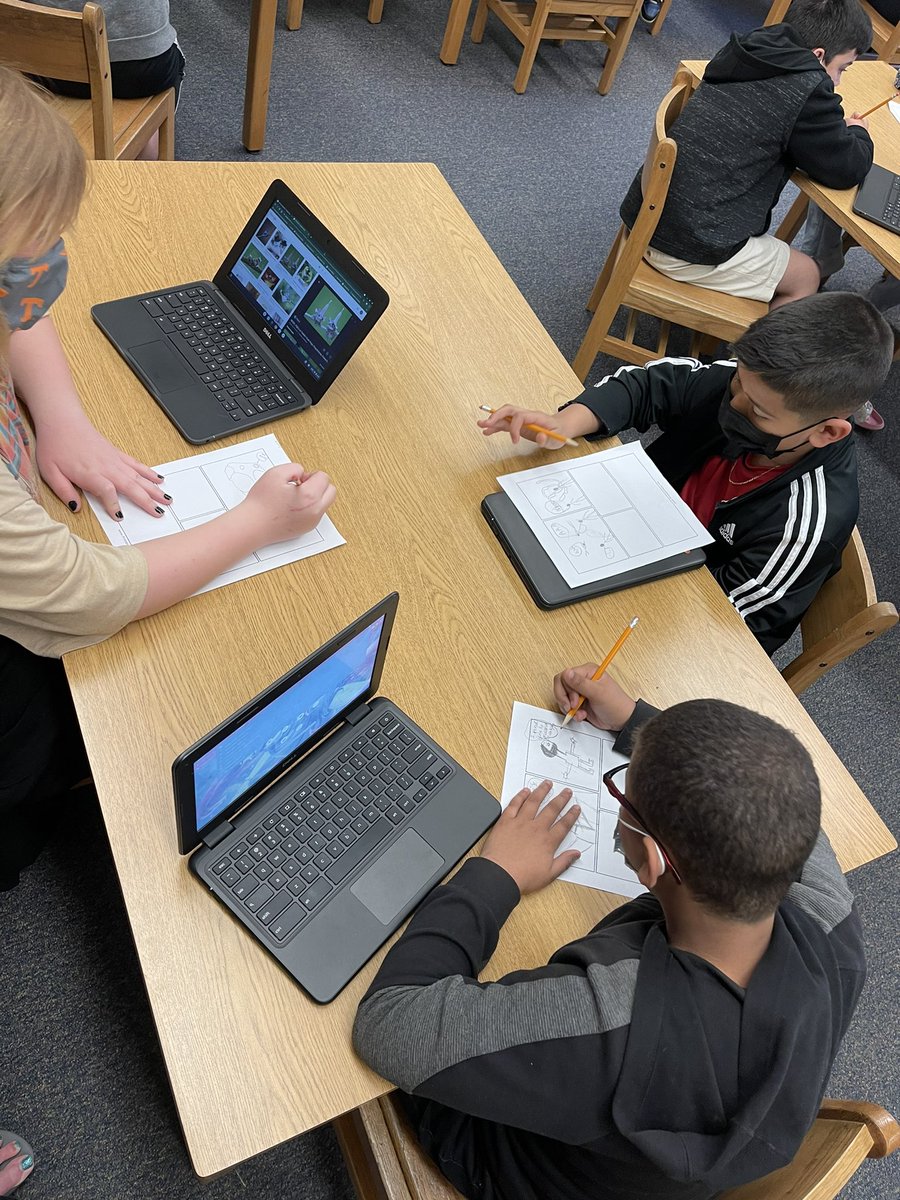 MrsMartinNESLib's tweet photo. ✏️Creating our own comic after learning about Graphic Novels. @norwoodtigers are looking forward to finishing them up after they work hard on their upcoming tests the next couple of weeks. https://t.co/AK7TH2IAo7