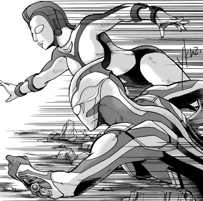 内山まもる先生の描くウルトラマンの口元がとても好き 