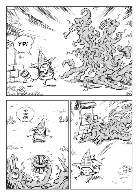 Merrivius and the Corrupted Forest
p 6-9/34
Next pages tomorrow.

#manga #OriginalContentArtist 