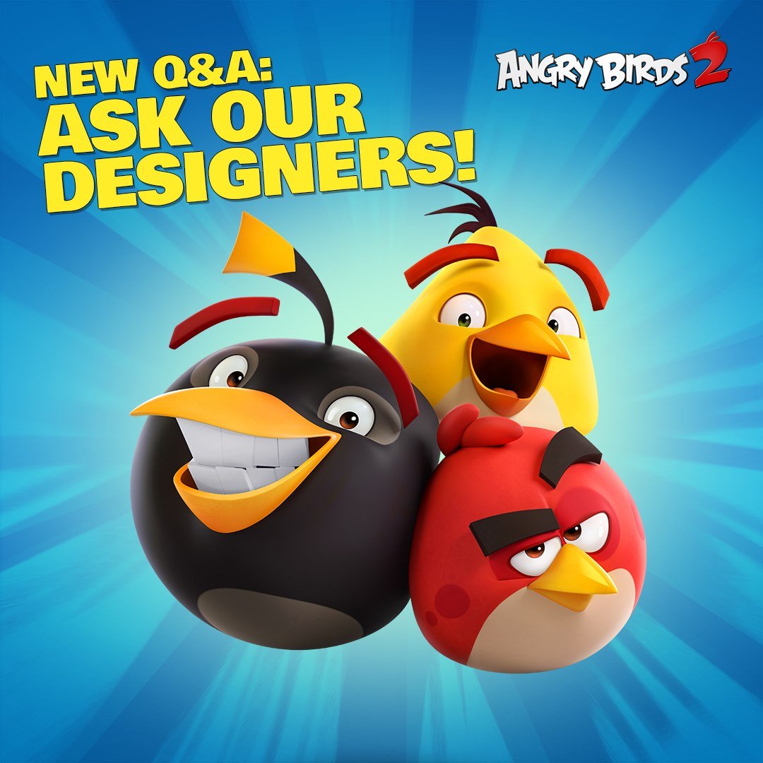 angry_facts's tweet photo. Fact #801: The (unofficial) Angry Birds Discord server has once again been given the chance to ask questions to the designers, this time for AB2 (even though the Friends Q&amp;A hasn't ended). Luckily, if you're not in the server you can also ask here: https://t.co/Vxxvzu5YE9 https://t.co/e03Ivcps1N