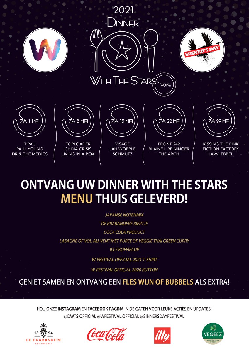 dwts_official's tweet photo. DWTS wordt DWTS@Home 

In mei gaat DWTS door in je eigen woonkamer, veranda, tuin,of waar je maar wil! Met je partner, vrienden en/of familie! Wij bezorgen het DWTS-verwenpakket aan jullie deur. 

Concrete info en tickets: https://t.co/YvRWImv7eg https://t.co/BjnsU01qoq