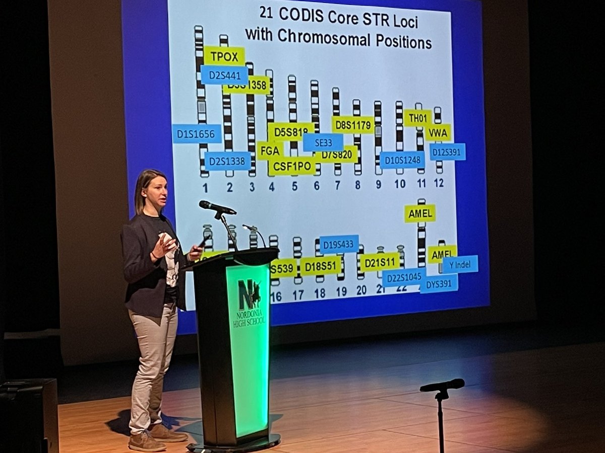 colemanbio414's tweet photo. Forensic DNA Analyst guest speaker! @RosyFFriday @DNAday @NHSDNADay https://t.co/FTJoo5Az7y