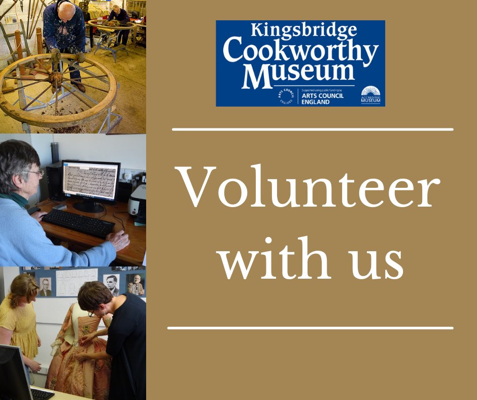 Get stuck into history in a hands-on way!  We have flexible, covid-friendly, fascinating opportunities available at the museum with no experience needed.  Email hello@kingsbridgemuseum.org.uk or ring 01548 83235