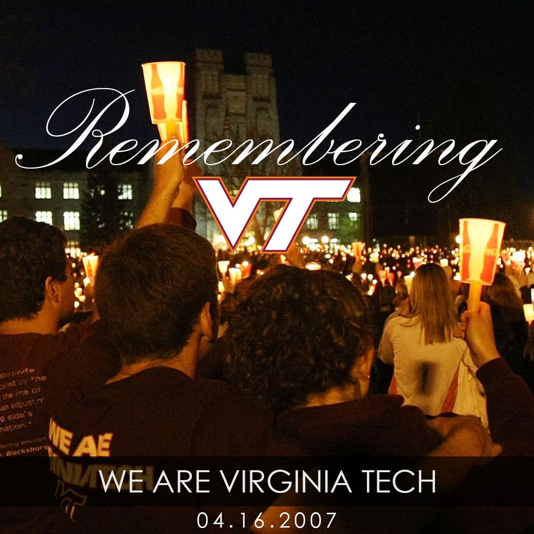 WE ARE VIRGINIA TECH: Remembering the 32 Virginia Tech students and faculty members who lost their lives 14 years ago today. #WeAreVirginiaTech 💔