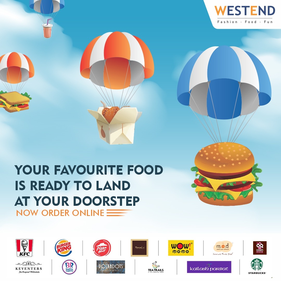Wait no more! 
We have got your hunger covered with safe and hygienic food and it is now ready to land at your doorstep.

Order now!

#IndianMalls #NexusMalls #safedelivery #fooddelievery #Onlinefoodorder #onlineorder #homedelivery #pune #Mallsinpune