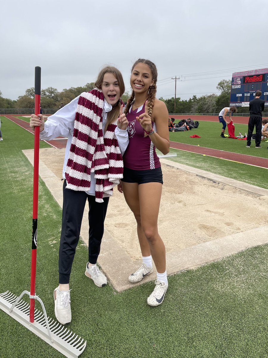 Another 1st place with a jump of 18’4! Regional Bond &amp; Eyes on STATE! <a href="/vh_kiana/">kiana vh</a> <a href="/DavenportWolves/">DHS Wolves Athletics</a> <a href="/DavenportTrack/">DHS Track 🐺🥇</a> <a href="/BuildThePack/">BuildThePack</a>