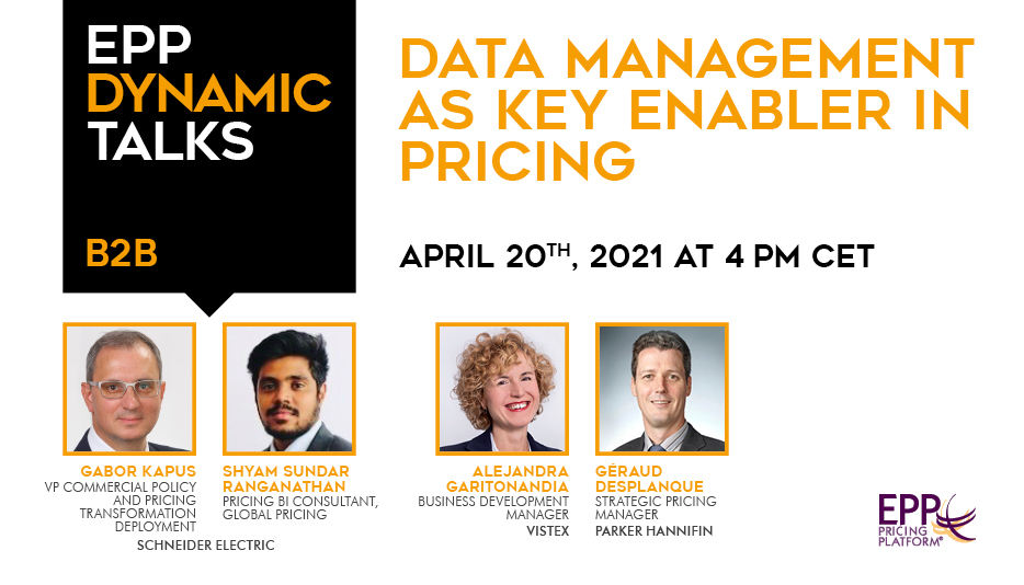 Vistex's tweet image. Join our Business Development Manager on April 20th at #DynamicTalks! She will share in a crystal ball session her thoughts about #Data Management as a key enabler in #Pricing. #revenue #nowitalladdsup Save your seat today! vistex.link/3adQ