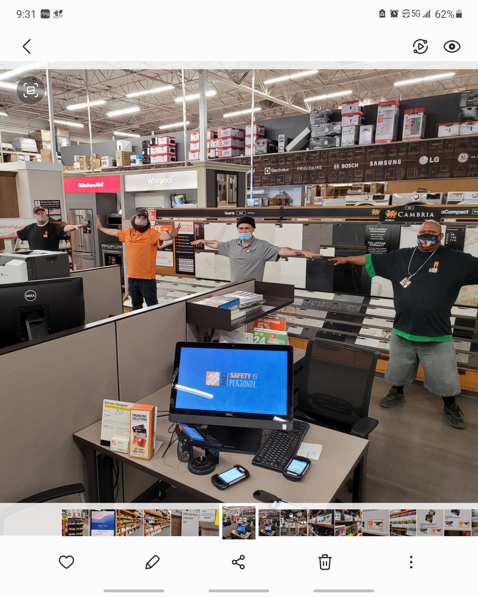 MET team <a href="/Homedepot0477/">Home Depot 0477</a> showing how we social distance for our daily huddle and getting ready to take our 2021 safety pledge.  Cant wait to see the new safety videos and the return of #ThatGuy!!!!!! #SafetyFirstandAlways <a href="/OhThatMcKinnon/">Mark McKinnon</a> <a href="/camalajudy/">Cami Judy</a> <a href="/DerekGuidroz/">Derek Guidroz</a> <a href="/ehaggggg/">Eric Hagstrom</a>