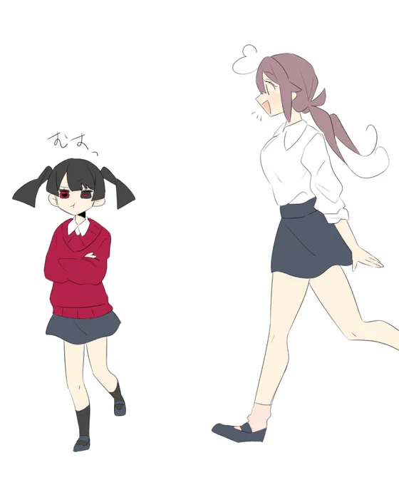 #創作漫画 
アタシの褒め上手な友達 