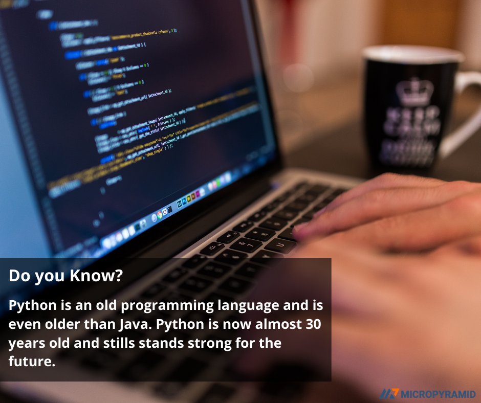 MicroPyramid's tweet image. #pythonprogramming
Micropyramid offers the best #pythondevelopmentservices
Get more details @ micropyramid.com/python-develop…
#pythonprogramminglanguage #python #problemsolving #javascript #java #programming #software #developer...