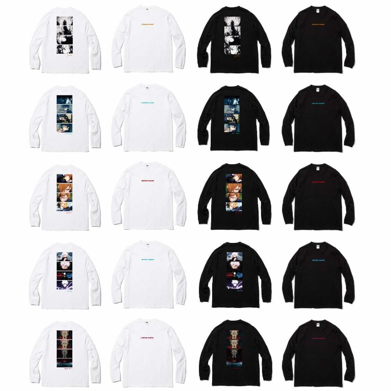 【#呪術廻戦×ZOZOTOWN】

名場面カットを使用したスペシャルコラボアイテムの第2弾が登場！！
4/23(金)12時より販売予定です👕