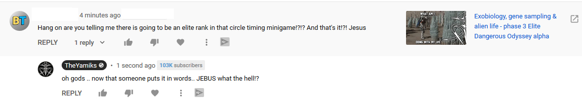 TheYamiks's tweet image. comment of the day!