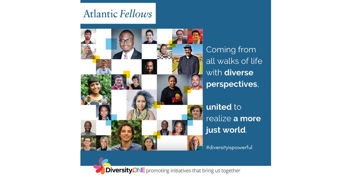 Building and connecting a lifelong community to empower emerging leaders with diverse perspectives to advance fairer, healthier, more inclusive societies. This is @atlanticfellows Program.
#diversityispowerful #equity #socialchange #leadership #jobs #AtlanticInstitute