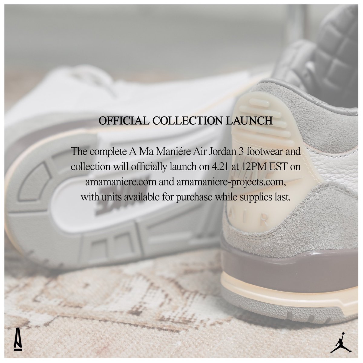 a ma maniere jordan 3 draw