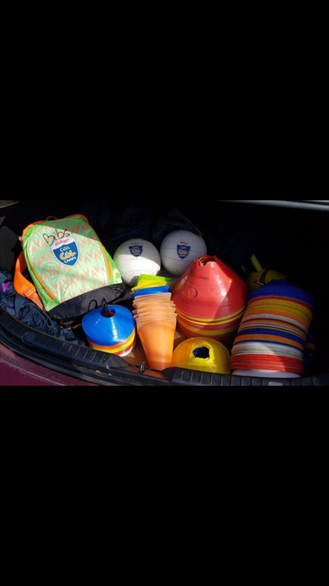 JJDoyle1's tweet photo. First week back in the @officialstmarys and @OfficialHWHBun schools. The kids are absolutely buzzing to be out playing with their friends again. Thanks very much to all the teachers for allowing it to happen. @wexgaacoaching @gaaleinster 
#gaafun #letthemplay https://t.co/FSfosyvjL7