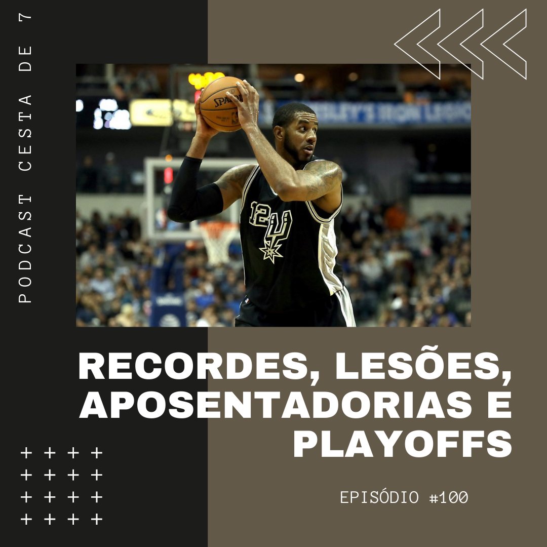 cestade7's tweet photo. Novo episódio do Cesta no ar!

No episódio 100, a bancada do Cesta conversa sobre os recordes que foram quebrados na última semana da NBA, as lesões de Murray e Wiseman, a aposentadoria de Aldridge, e muito mais!

#NBA #Podcast #Spotify #Cestade7 https://t.co/lfJi0jPKpD