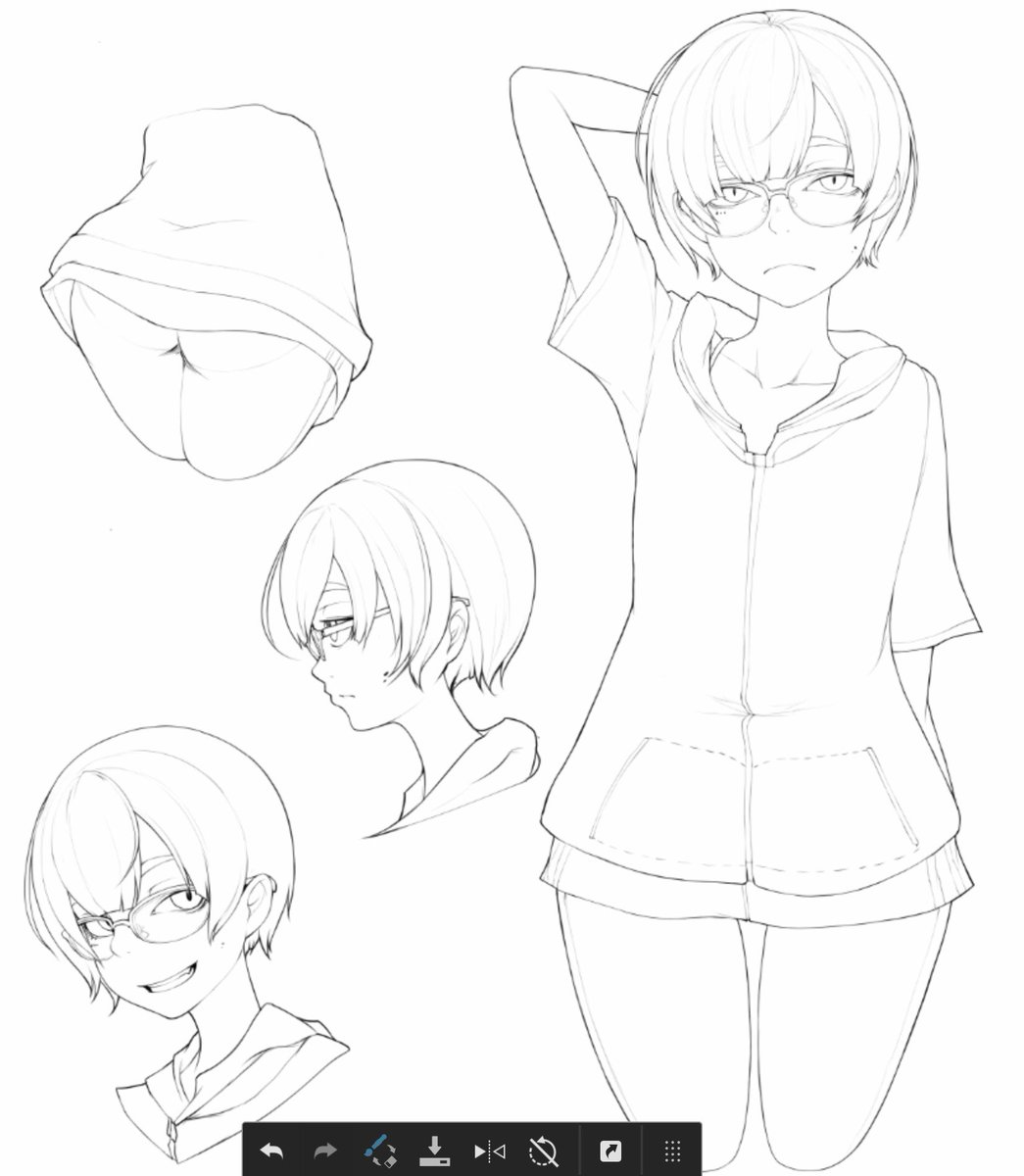 描き足してる 