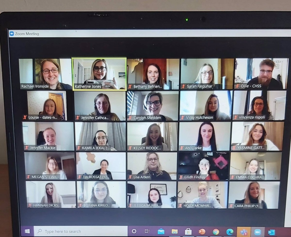 Final meeting  with our <a href="/RobertGordonUni/">Robert Gordon University (RGU)</a> 4th Year Event Management students today. Another fantastic group who are supporting <a href="/MarieCurieSCO/">Marie Curie Scotland</a> albeit in a different way this year. Well done to all for making this happen, your enthusiasm &amp; hard work. #teamwork