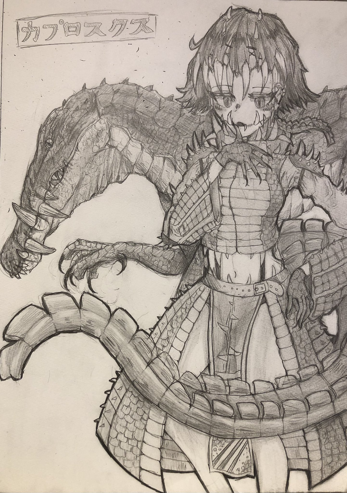 古生物を擬人化するモンハン好きな人 19日目 カプロスクス こいつarkでは相棒のケレンケンどっかに持ってかれて殺されるわ武器持ってない時に騎乗解除されるわでめちゃくちゃ嫌いだけど普通にかっこいいと気づいた Ark カプロスクス 嫌い
