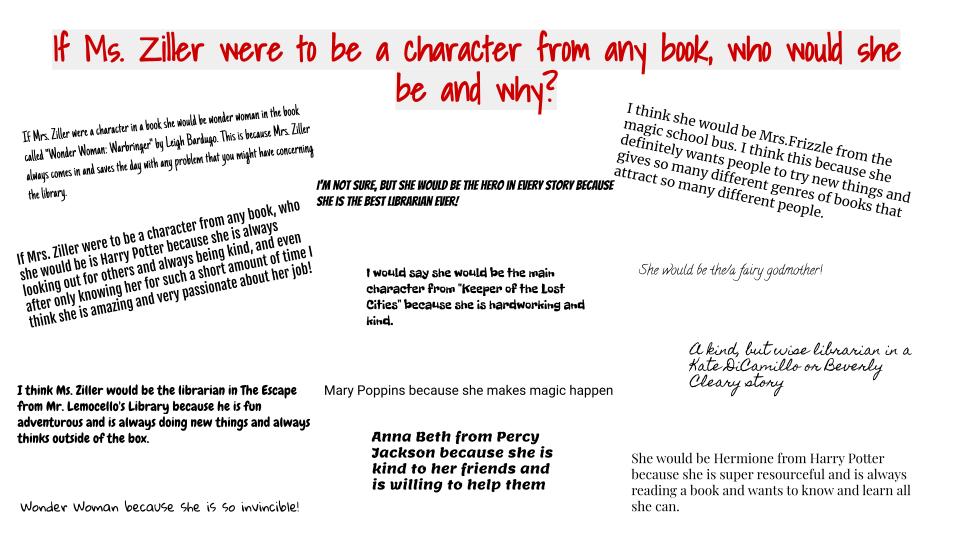 SpeaksMPMS's tweet photo. Love what the Student Council with @cwest831 put together to honor @wavinglibrarian for #LibraryAppreciationWeek! (2 of 2) https://t.co/tmtQCi3BP1