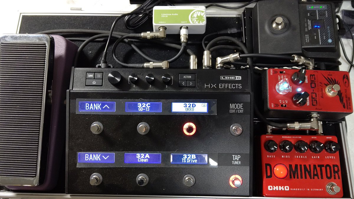 soundsucces's tweet photo. 【#エフェクター日記】
Line6 HX EFFECTS アップデート編

んな訳で、サクッとリビルド。
大体の設定決まってるんで、速攻で終わる(笑)
#SoundSuccess #Line6 #HXEFFECTS #OKKO #Ovaltone #LimetoneAudio #BUDDA #GD013 #後藤貴徳 https://t.co/nh4KlNCXhI