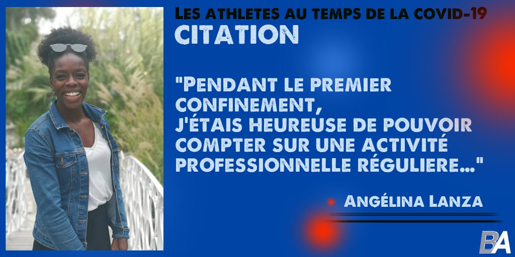 Alors que les entraînements n'étaient plus assurés, <a href="/Lanzaa_Angelina/">Angélina Lanza</a> a pu compter sur son activité professionnelle pour garder la tête hors de l'eau. 👍
📸 Angélina Lanza

Article dans son intégralité à retrouver juste ici : byathlete.com/travailler-un-…