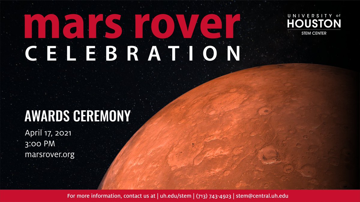 UniversityStem's tweet photo. Are you all ready for lift off?🚀The awards ceremony for our Mars Rover Celebration goes live tomorrow at 3 PM, so help up celebrate the next generation of young scientists and their stellar projects!

Look out for the link soon or visit https://t.co/okkJUYM1GY for info!🌠🔭 https://t.co/ulLxRouX53