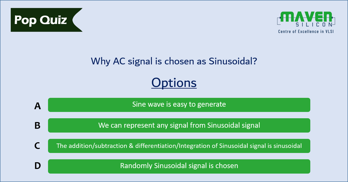 MavenSilicon's tweet image. Hey everyone! Here is an interesting quiz. Ready?

Engage the best of your time with this quiz and leave your answer in the comment below!

Have a question for us? Fill in the form here: docs.google.com/forms/d/e/1FAI…

#popquiz #mavensilicon #technicalquiz #quizzes #answer #vlsi