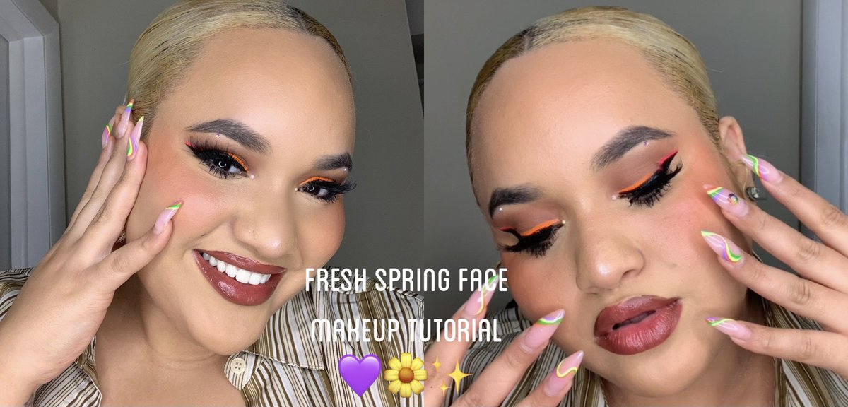 yerubiii's tweet photo. 10 minute Vibrant Fresh Spring makeup tutorial using high end products 💜🌼✨

Check it out &amp; subscribe to ya girl 🥰
https://t.co/L4d7CVtrCN https://t.co/pXr0Tm9NGo