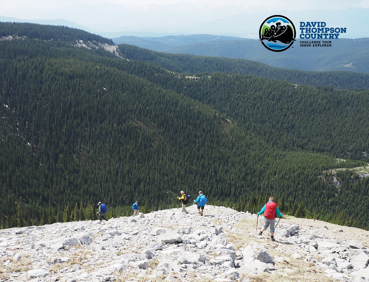 DTCountryAB's tweet photo. A hiking club on the Tuff Puff trail. This is a steep long climb of ~15 kms round trip &amp; can easily take over 5 hours. The #TuffPuff trailhead is a couple of kms W of Siffleur Falls on the N side of the David Thompson Highway, ~ 67 kms W of Nordegg in @ClearwaterCnty. #DTCountry https://t.co/EACvf7ulgm
