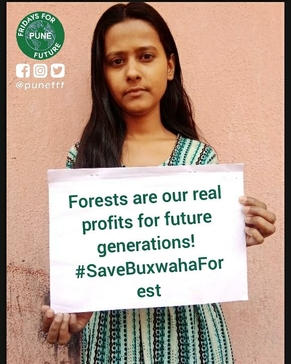 punefff's tweet photo. This week we strike to #saveBuxwaha #save215ktrees 🌳🌲
More info in our latest post :)

#DigitalStrike for your future ! Guide in bio link 💚
Dm your picture to us @punefff on Instagram , Facebook or Twitter !

#DigitalStrike #climatestrikeonline
#climatestrikeindia #fff https://t.co/b2V3t3gKdR