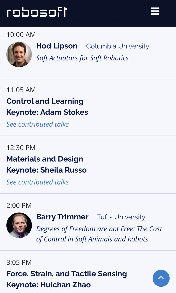 adamastokes's tweet photo. I’ll be delivering a keynote talk in 30 mins! At #RoboSoft2021
I’ll be sharing some exciting news after the closing ceremony this evening...
https://t.co/WHXyh88cpR https://t.co/L1SsWRhZKw