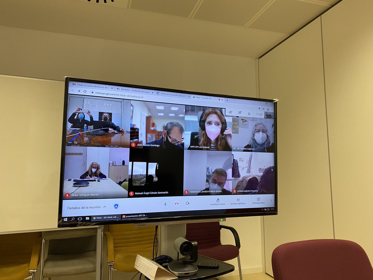 fp_aragon's tweet photo. Se ha celebrado la primera sesión de formación con los #coordinadores de las #AulasdeEmprendimiento de los #CPIFP en #Aragón, convocada por @fp_aragon proyecto @NextGenerationEU del Ministerio de Educación y FP @GobEducacion https://t.co/qErXneVZya