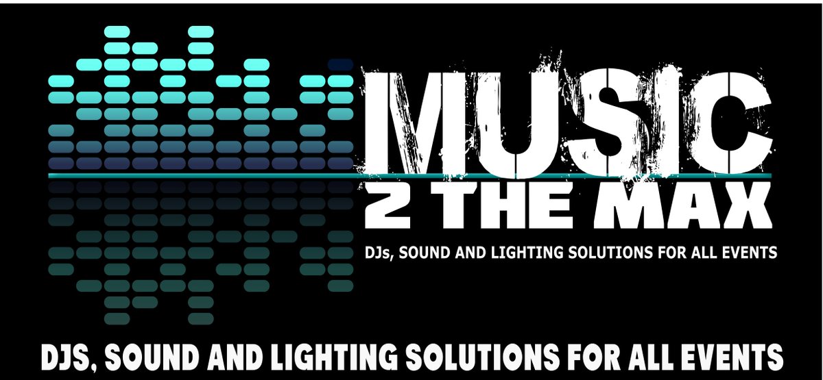Our brand new logo #music2themax #djservices #professionaldjservices #dj #djcompany