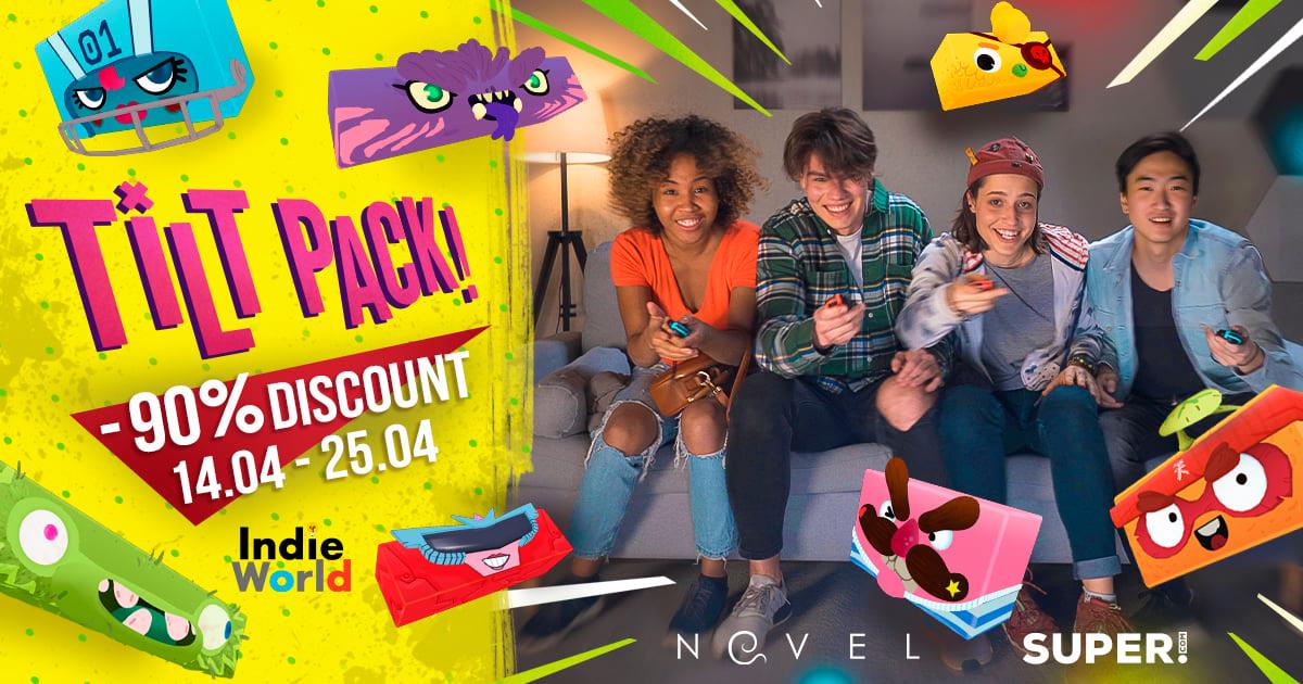 Nintendo eShop Indie World Sale -90%!

Don’t miss out on your chance to save up money and grab your copy of Tilt Pack for #NintendoSwitch with an epic 90% discount!

The sale ends 04/25 at 11:59pm PST.
tiltpack.com

#tiltpack #nintendo #nintendoswitch #switch