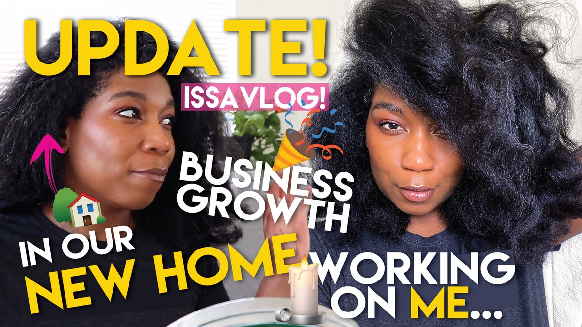 NEW Hair Chat is LIVE! 🎉🎉 We're almost completely settles into the NEW home! 🙏🏿❤️❤️❤️❤️youtube.com/watch?v=IMUFfO…