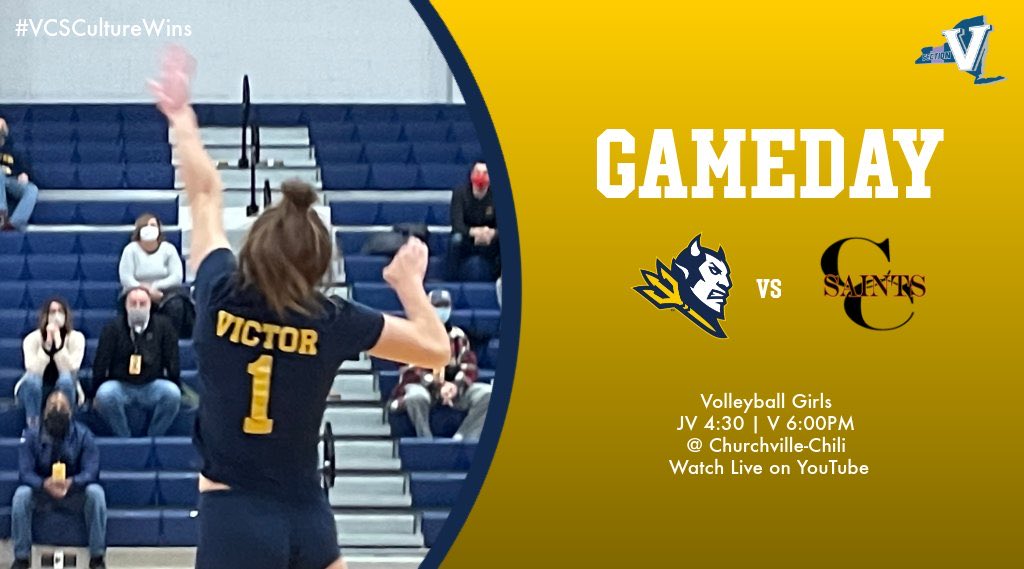 Good Luck to the <a href="/victorgirsvball/">VVV</a> Squad as they travel to <a href="/CCCSDathletics/">CCCSD Athletics</a> tonight!