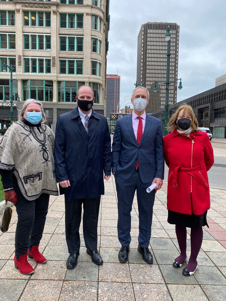 CELJ was proud to be a part of this morning's press conference w/@SenSeanRyan &amp; <a href="/SenKennedy/">John Kennedy</a> about their work to secure funding 4 WNY legal services. Our client shared her story of how legal aid helped her secure unemployment at a vital time. Thank you Senators! #nys #legalaid