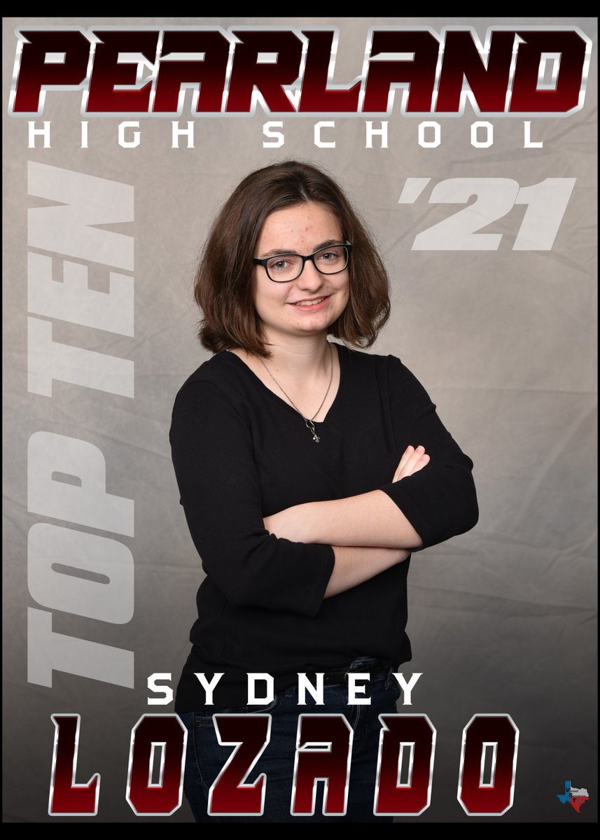 PearlandHS's tweet photo. PHS Top 10 Sydney Lozado https://t.co/QENEc6uoeQ