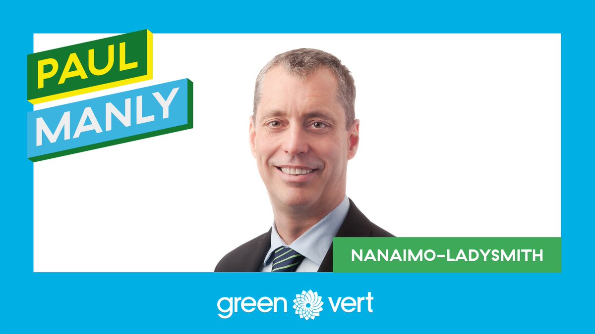 CanadianGreens's tweet photo. MP Paul Manly is the official Green candidate for Nanaimo-Ladysmith in the next federal election.
We look forward to having @paulmanly re-elected so he can continue his important work for his community and for people across Canada!
Congratulations!
#TimetoRunGREEN #FaitesLeSaut https://t.co/6Q7BEu5c2O